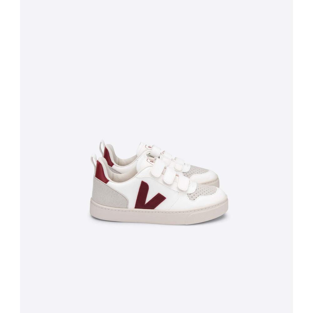 Veja V-10 CWL Schoenen Kinderen White/Red | NL 780DFM